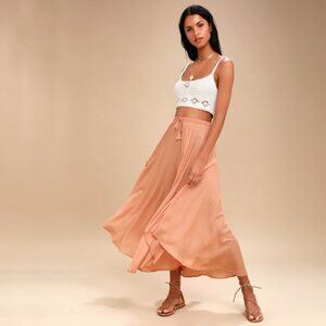 O'Neill Samoa Blush Midi Skirt - Size Medium